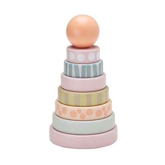 Kids Concept Pink Edvin Stacking Rings