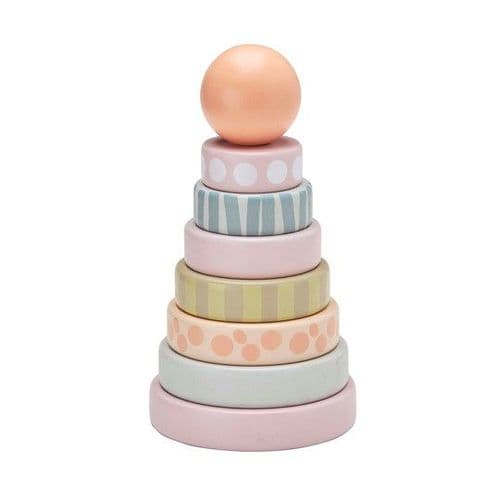 Kids Concept Pink Edvin Stacking Rings
