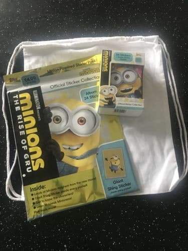 Minion the Rise of Gru sticker Collection
