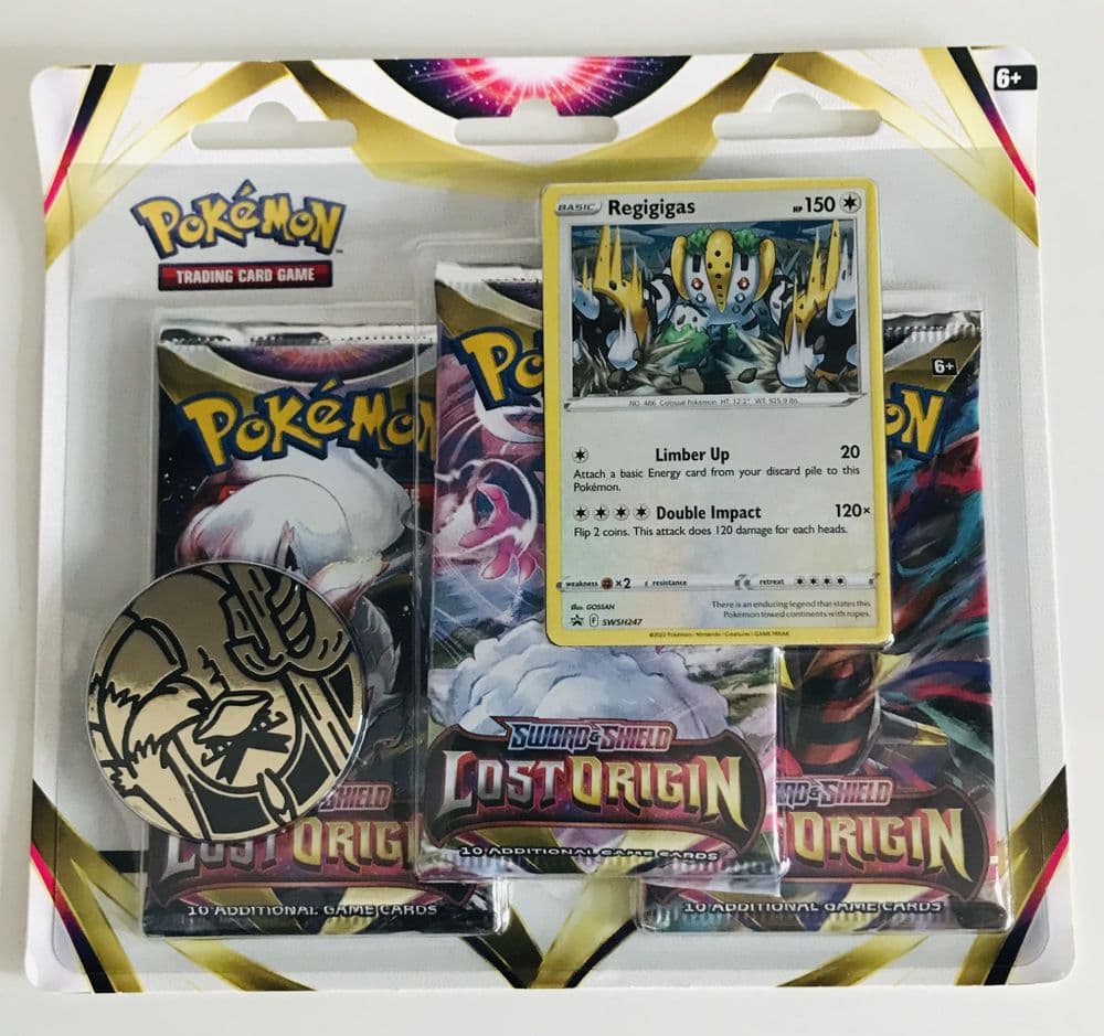 Pokemon Sword & Shield 11 Lost Origin 3 pack booster display Pokemon Sword & Shield 11 Lost Origin 3 pack booster display