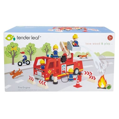 Tender Leaf Toys Fire Engine main image 0