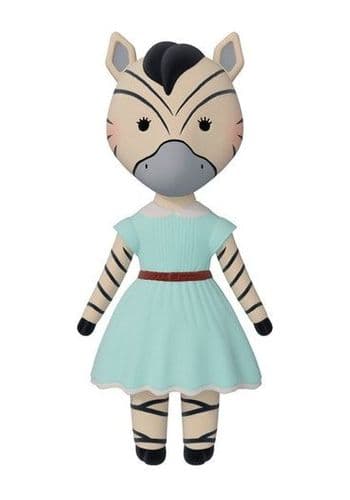 VaniMeli Natural Rubber Zebra Teether Toy