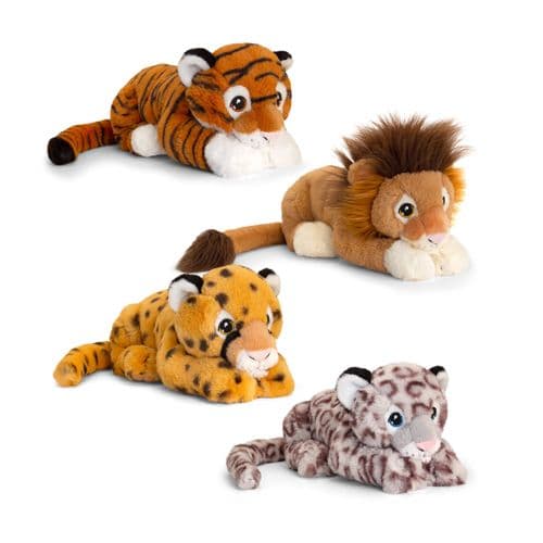 Keel Toys Leone Keeleco 18cm - Peluche Ecologico 100% Riciclato, Con Occhi Ricamati E Imbottitura In PET Da Bottiglie