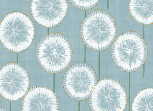 Aster Blue Everyday Wipe Clean Tablecloth