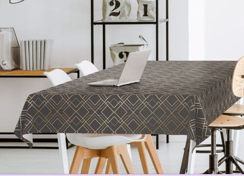 Linus Deluxe Food Safe Wipe Clean Tablecloth