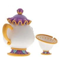'Miss Mindy' Mrs Potts & Chips Disney Figurine