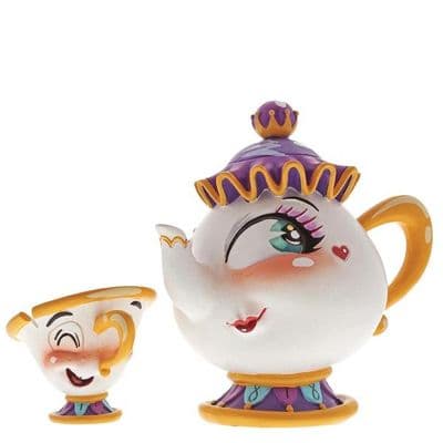 'Miss Mindy' Mrs Potts & Chips Disney Figurine