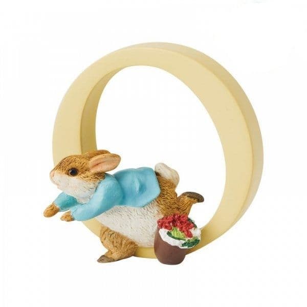 O Character Letter - Peter Rabbit Running - Beatrix Potter Collection