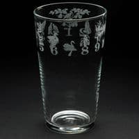 12 Days of Christmas Pint Glass 57cl