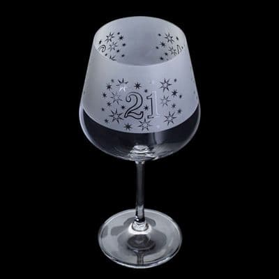 21st Birthday Aspect Copa - Dartington Glass