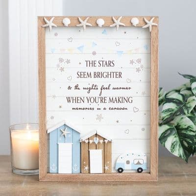 3D Shell Caravan Plaque