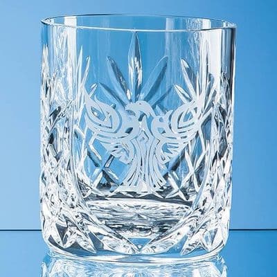 400ml Lead Crystal Panel Whisky Tumbler