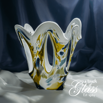 Amelia Art Glass Small Handkerchief Vase