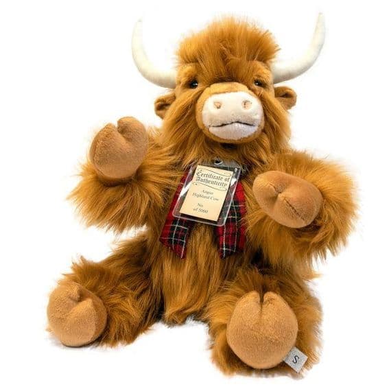 Angus the Highland Cow - Silver Tag Bear