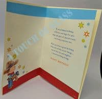 Nephew 3rd Birthday Badge Card - Candy Club - Greetings Cards
