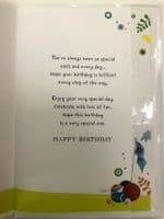 Birthday Card Badge Card Male - Candy Club - Greetings Cards