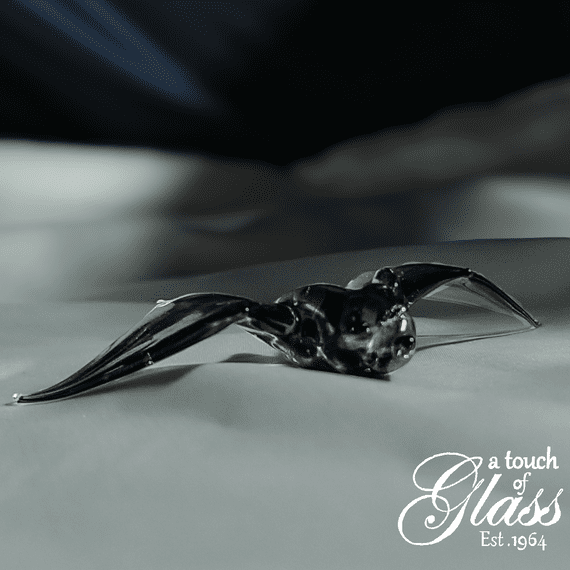 Bat Glass Figurine