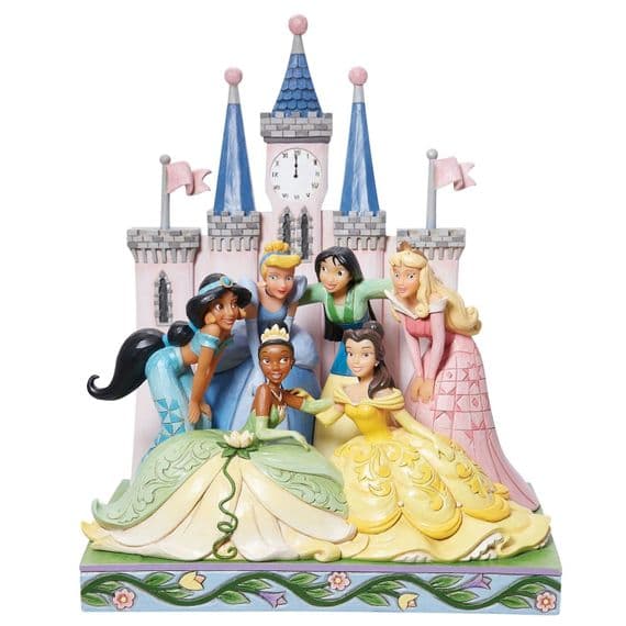 Beautiful and Brave - Princess Group Castle Figurine - Disney Traditions Jim Shore
