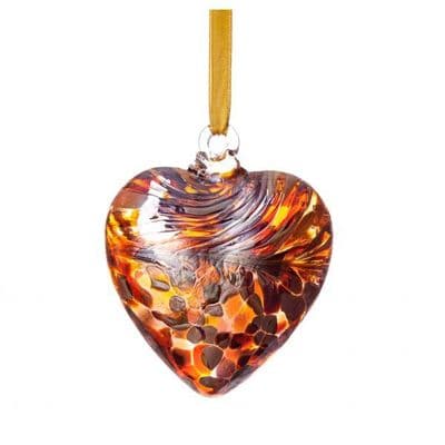November Birthstone Heart - Amelia Art Glass