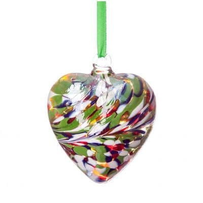 October Birthstone Heart - Amelia Art Glass
