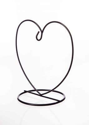 Black Heart Stand - Amelia Art Glass