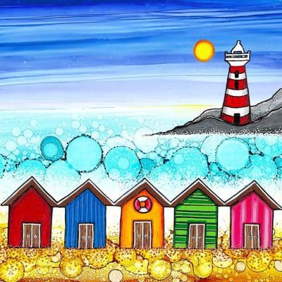 By The Sea Lighthouse Ceramic Trivet By Jo Crafts