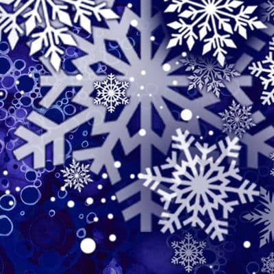 Christmas Purple Snowflakes Ceramic Coaster By Jo Crafts