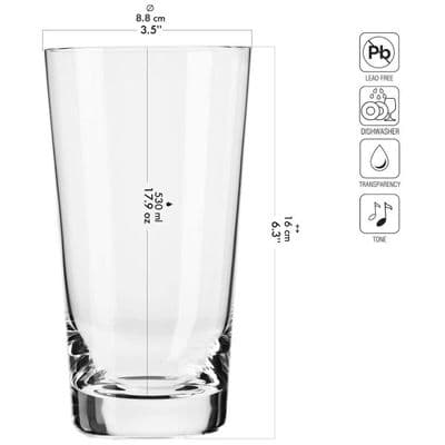 Conical Beer Glass 590ml