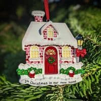 Cottage Personalised Christmas Decoration