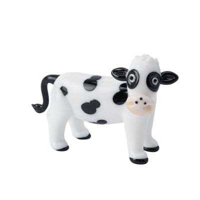 Cow Glass Artisan Figurine
