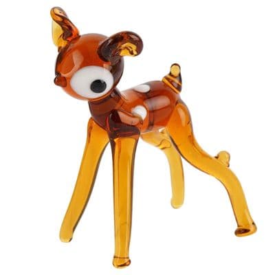 Deer Mini Glass Figurine