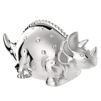 Dinosaur Silver Plated Money Box