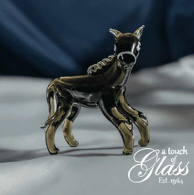 Donkey Glass Figurine