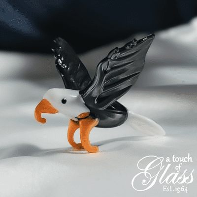 Eagle Glass Figurine
