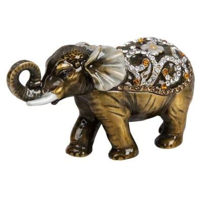 Elephant Treasured Trinket Box