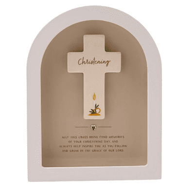 Faith & Hope Framed Christening Plaque