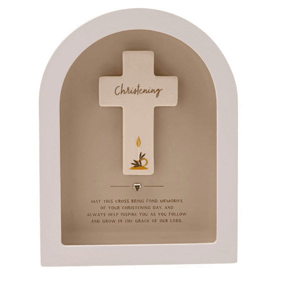 Faith & Hope Framed Christening Plaque