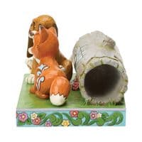 Fox and Hound Figurine Disney Traditions