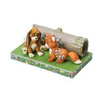 Fox and Hound Figurine Disney Traditions