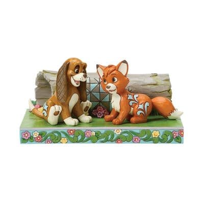 Fox and Hound Figurine Disney Traditions