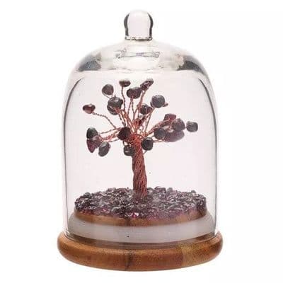 Garnet Gemstone Dome Tree - Serenity