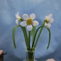 Handmade Glass Flowers - Daisy