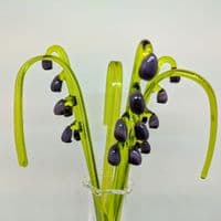 Handmade Glass Flowers - Lavender