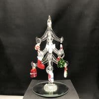 Handmade Miniature Glass Christmas Tree