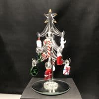 Handmade Miniature Glass Christmas Tree