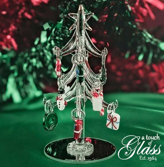 Handmade Miniature Glass Christmas Tree