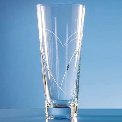 Heart Cut Conical Vase 30cm