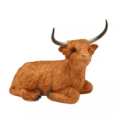 Highland Cow 24cm Figurine Naturecraft