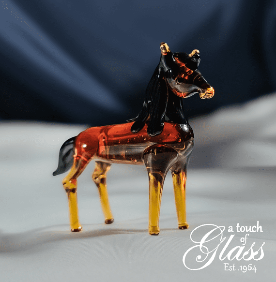 Horse Glass Figurine