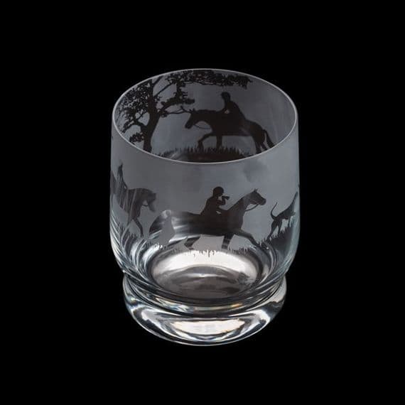 Hunting Scene Tumbler - Aspect: Visions in Glass - Dartington Glass Tumbler